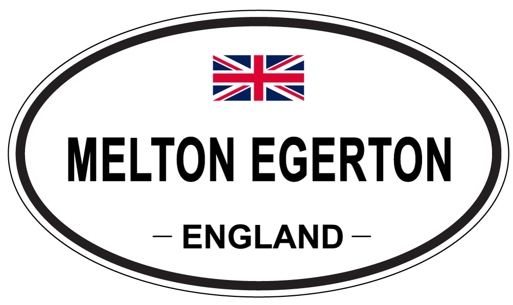 MELTON EGERTON, England - Oval Magnet