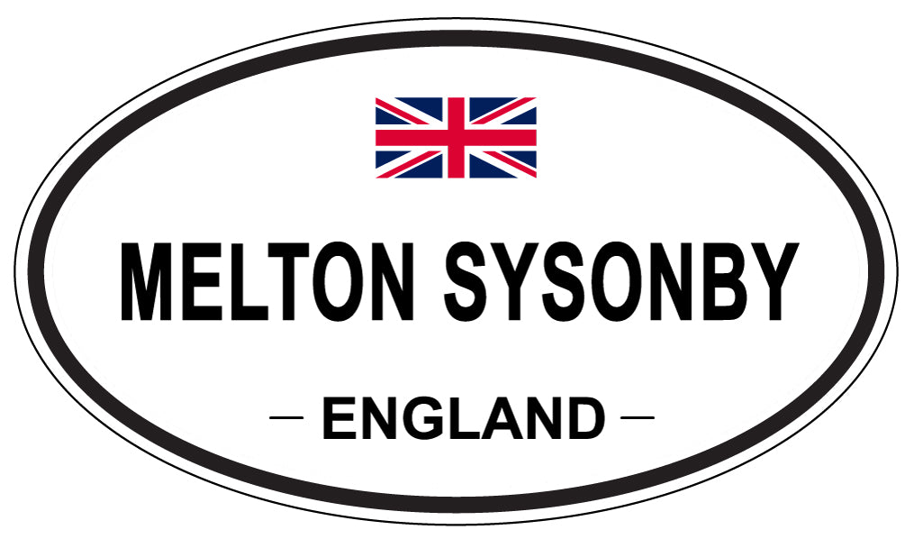 MELTON SYSONBY, England - Oval Magnet