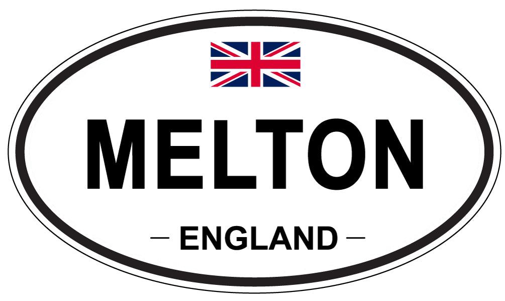 MELTON, England - Oval Magnet
