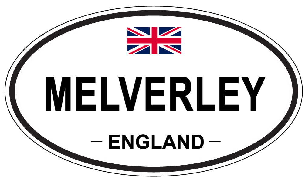 MELVERLEY, England - Oval Magnet