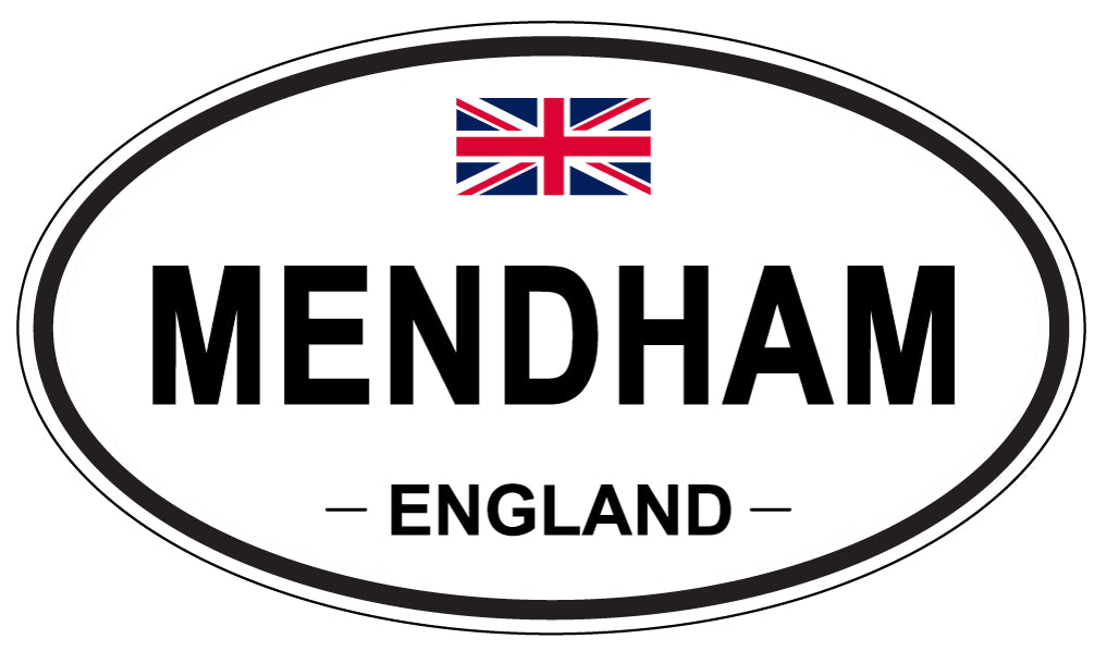 MENDHAM, England - Oval Magnet
