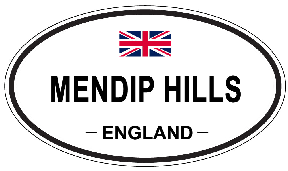 MENDIP HILLS, England - Oval Magnet