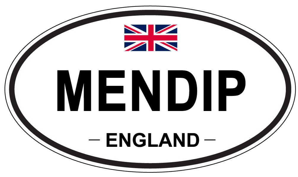 MENDIP, England - Oval Magnet