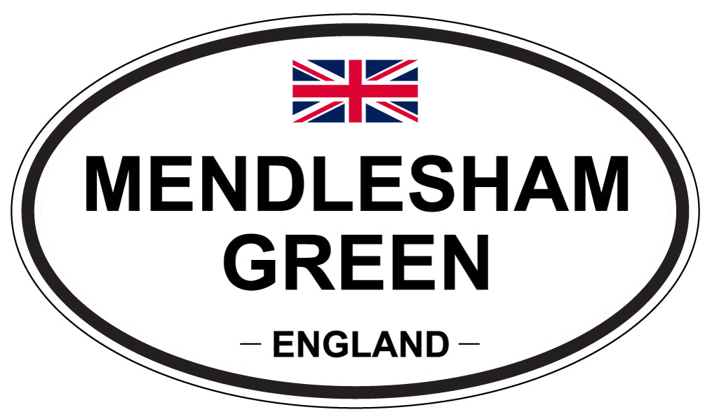 MENDLESHAM GREEN, England - Oval Magnet