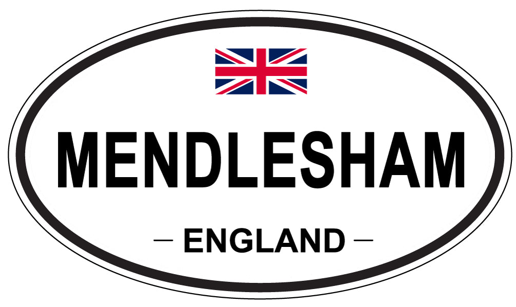 MENDLESHAM, England - Oval Magnet