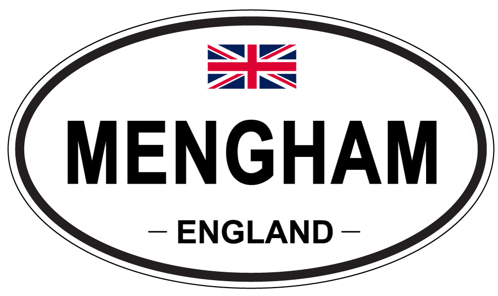 MENGHAM, England - Oval Magnet