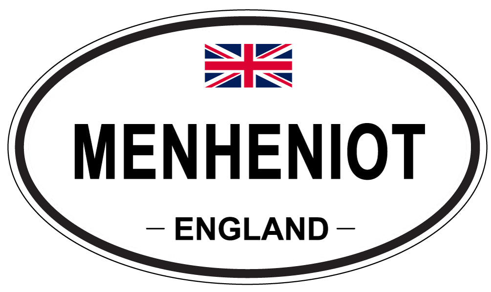 MENHENIOT, England - Oval Magnet