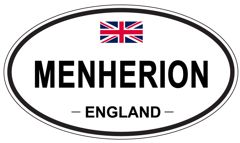 MENHERION, England - Oval Magnet