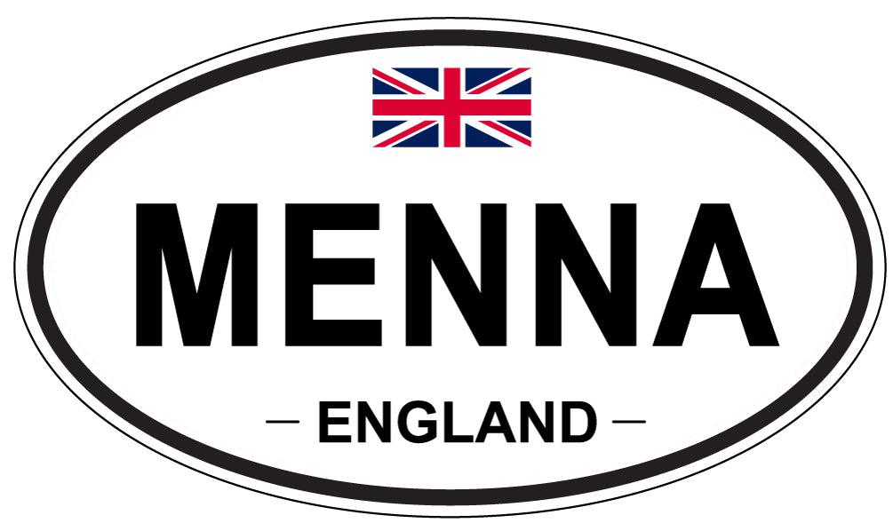 MENNA, England - Oval Magnet