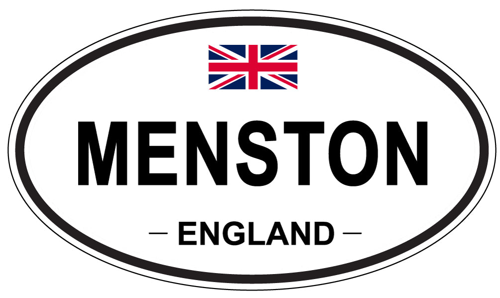 MENSTON, England - Oval Magnet