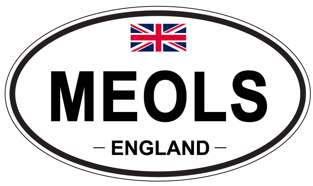 MEOLS, England - Oval Magnet
