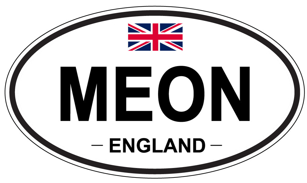 MEON, England - Oval Magnet