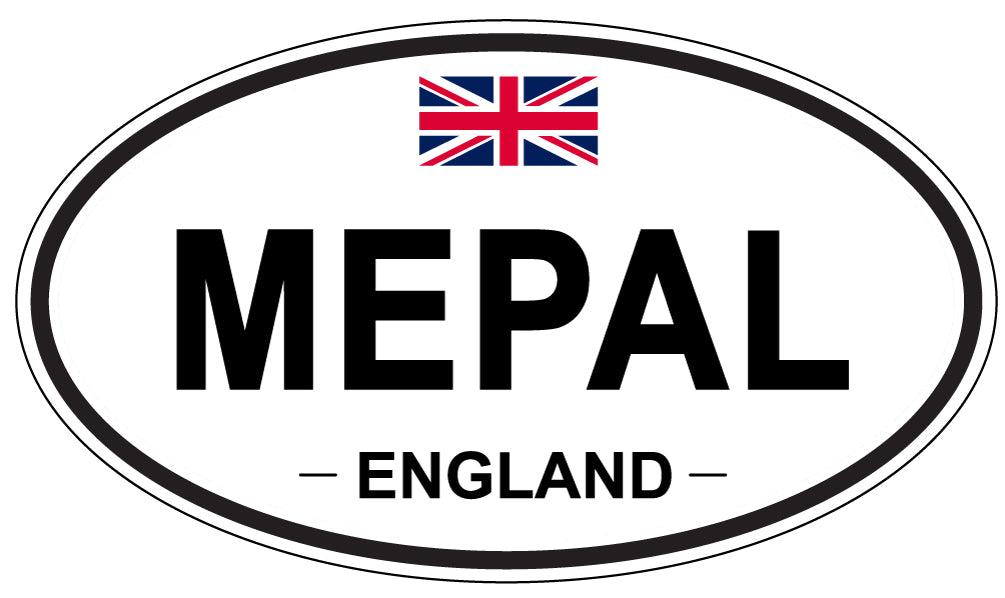 MEPAL, England - Oval Magnet