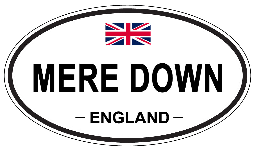 MERE DOWN, England - Oval Magnet