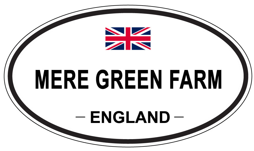MERE GREEN FARM, England - Oval Magnet