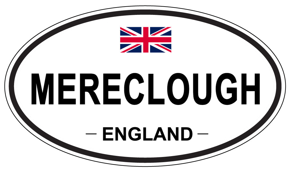MERECLOUGH, England - Oval Magnet