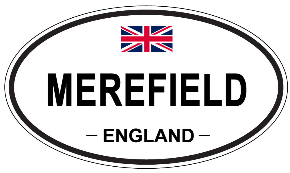 MEREFIELD, England - Oval Magnet