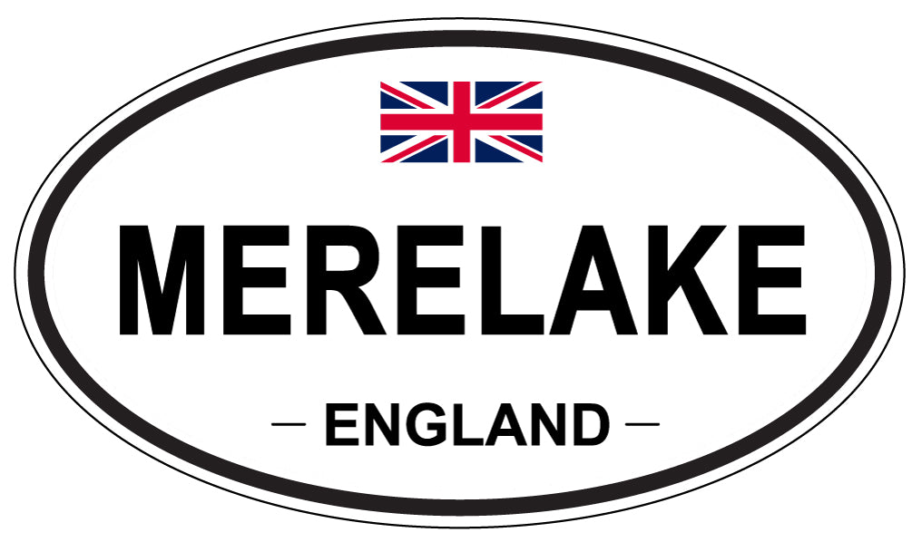 MERELAKE, England - Oval Magnet
