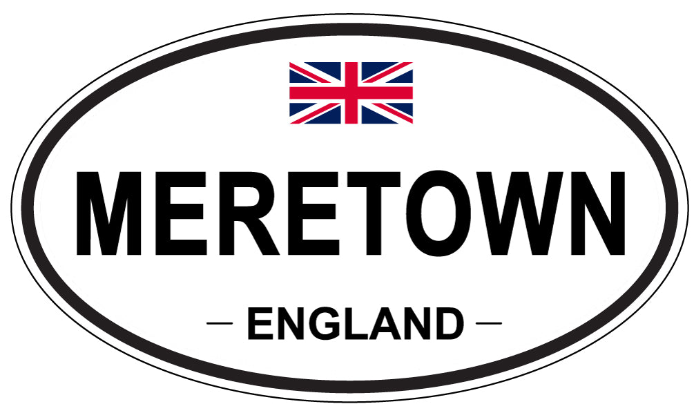 MERETOWN, England - Oval Magnet