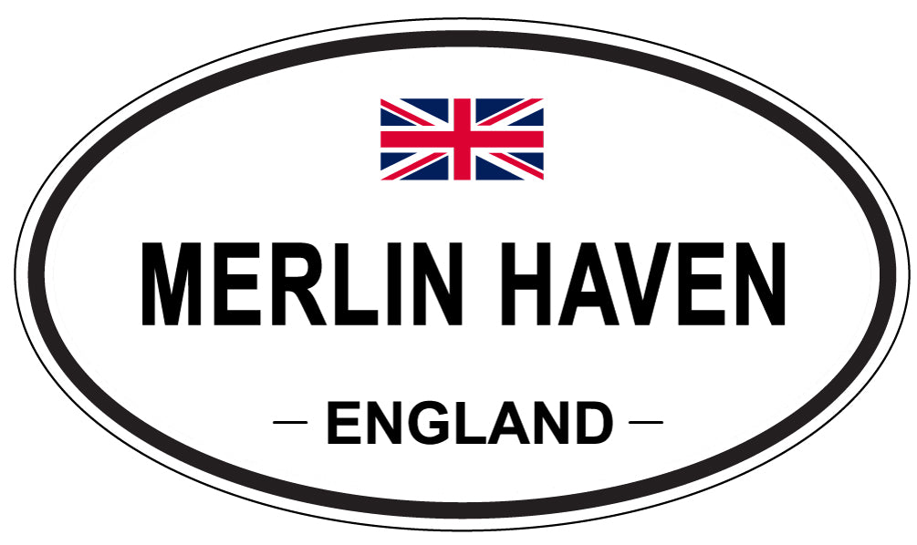 MERLIN HAVEN, England - Oval Magnet
