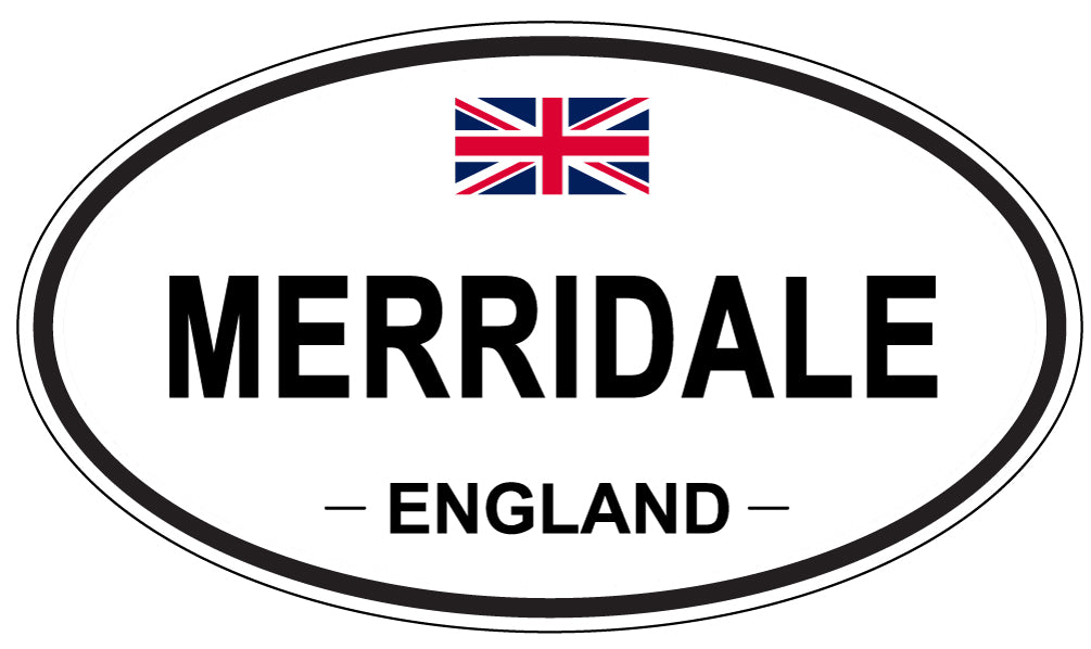 MERRIDALE, England - Oval Magnet