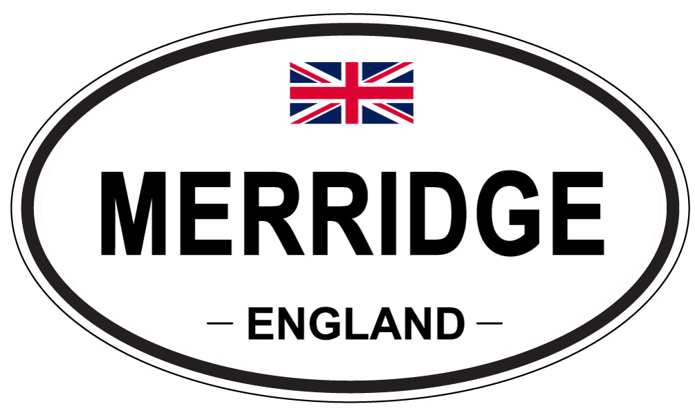 MERRIDGE, England - Oval Magnet