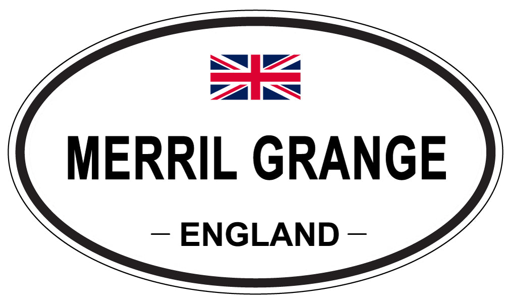 MERRIL GRANGE, England - Oval Magnet