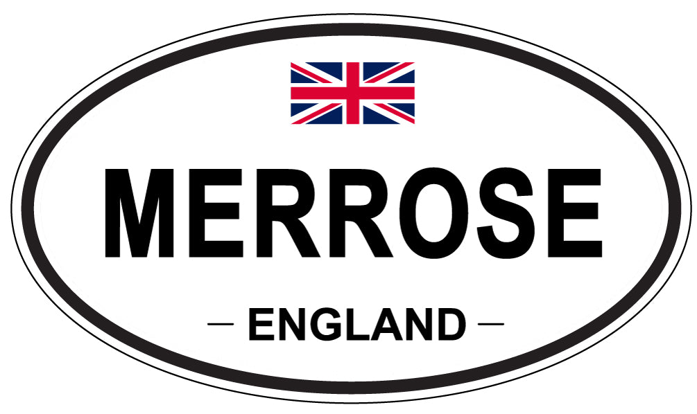 MERROSE, England - Oval Magnet