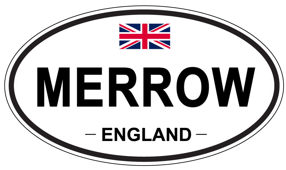 MERROW, England - Oval Magnet