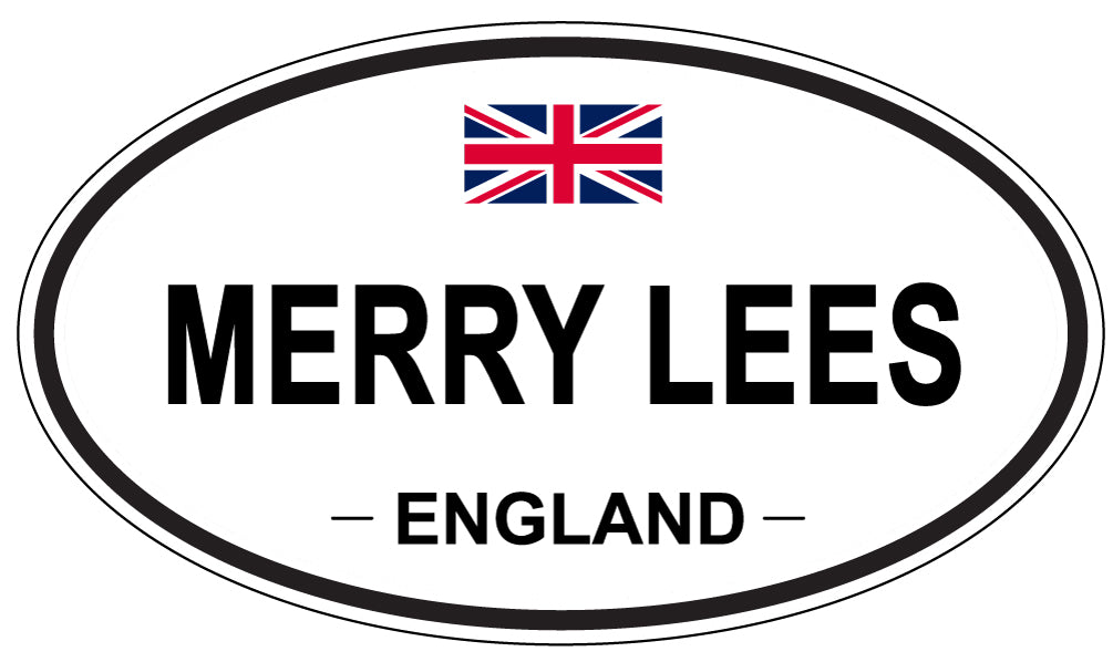 MERRY LEES, England - Oval Magnet