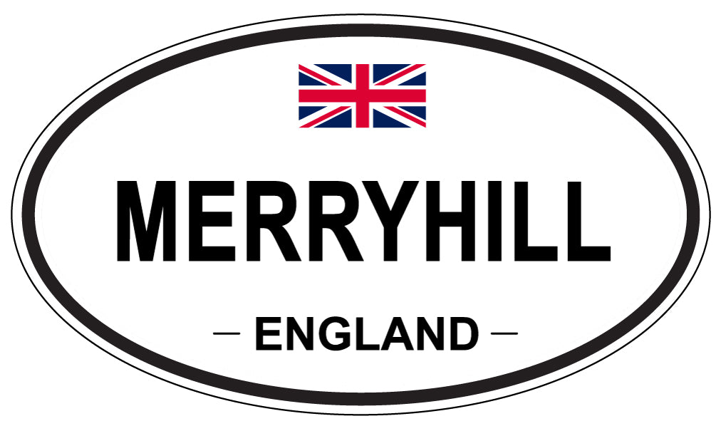 MERRYHILL, England - Oval Magnet