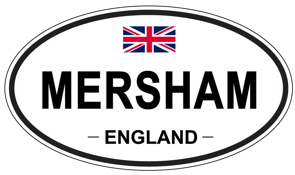 MERSHAM, England - Oval Magnet