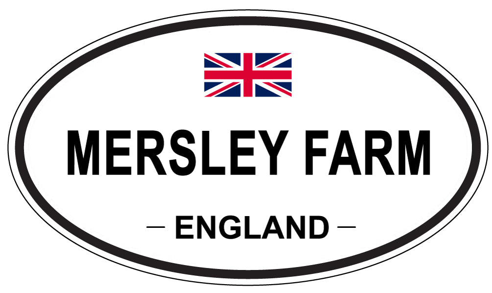 MERSLEY FARM, England - Oval Magnet