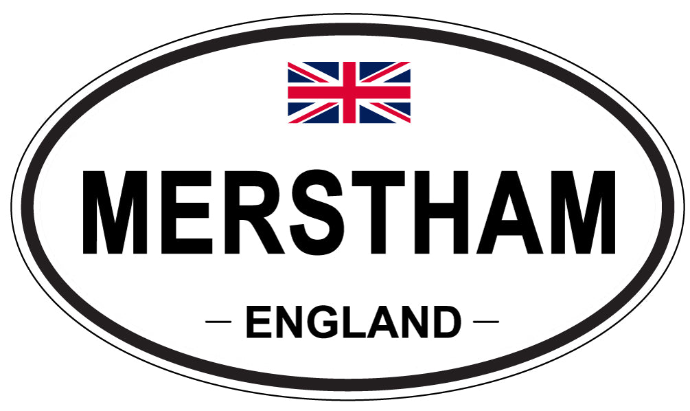 MERSTHAM, England - Oval Magnet