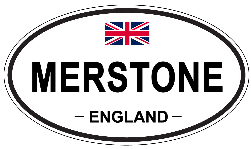 MERSTONE, England - Oval Magnet