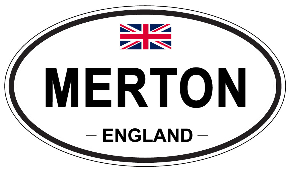 MERTON, England - Oval Magnet