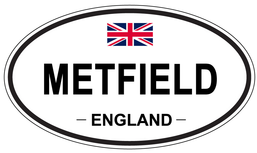 METFIELD, England - Oval Magnet