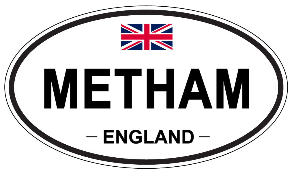 METHAM, England - Oval Magnet