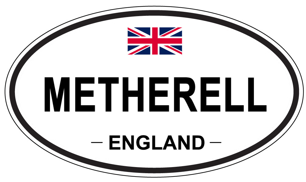 METHERELL, England - Oval Magnet