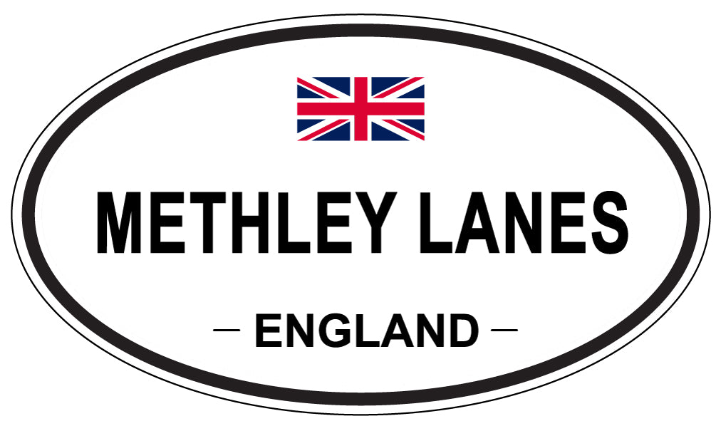 METHLEY LANES, England - Oval Magnet