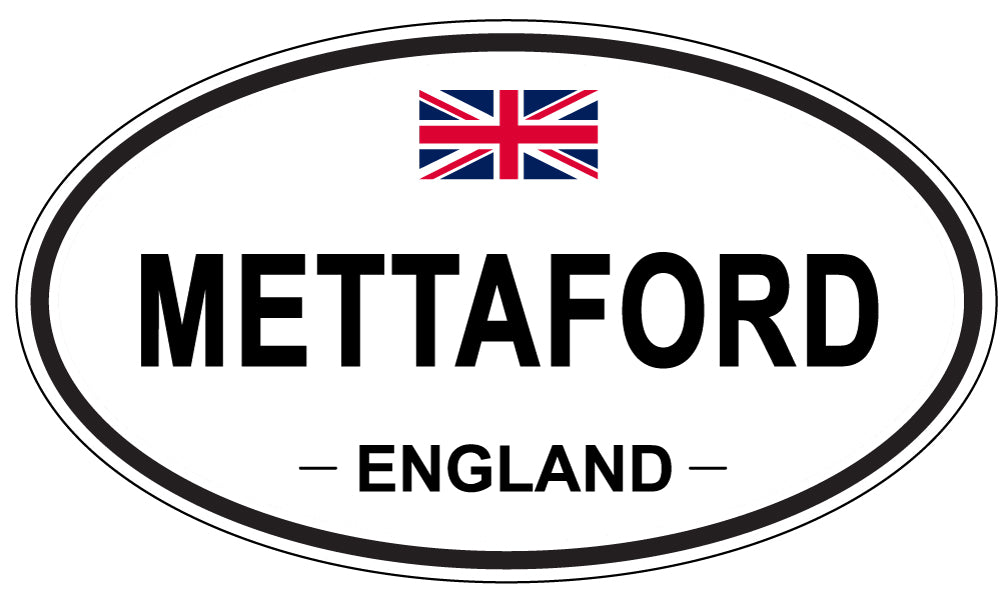 METTAFORD, England - Oval Magnet