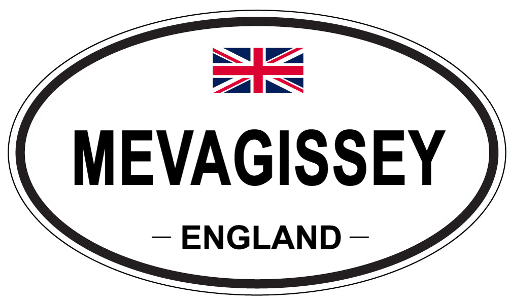 MEVAGISSEY, England - Oval Magnet