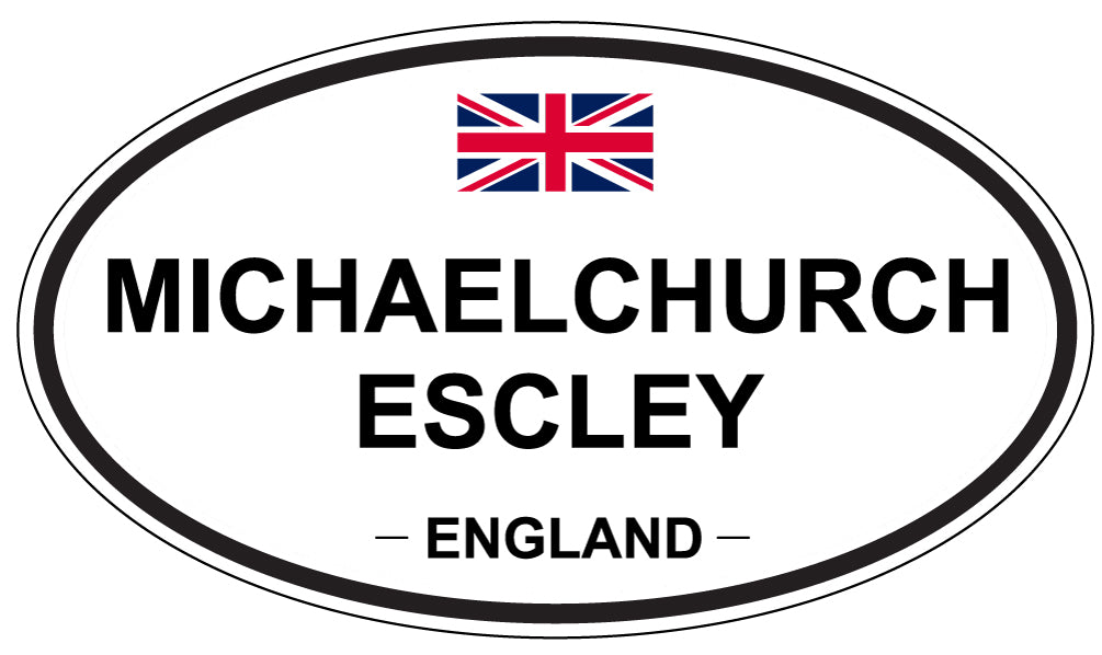 MICHAELCHURCH ESCLEY, England - Oval Magnet