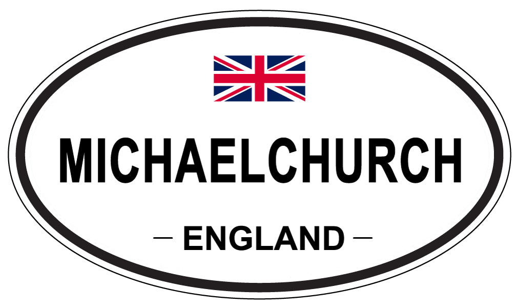 MICHAELCHURCH, England - Oval Magnet