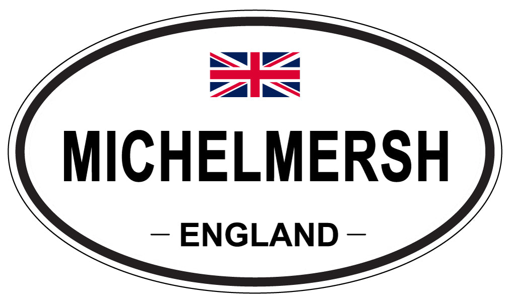 MICHELMERSH, England - Oval Magnet