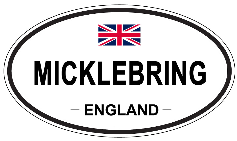 MICKLEBRING, England - Oval Magnet