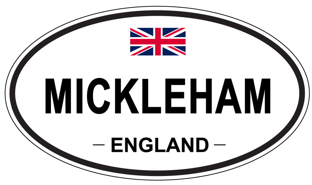 MICKLEHAM, ENGLAND - Oval Sticker