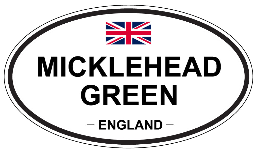 MICKLEHEAD GREEN, England - Oval Magnet