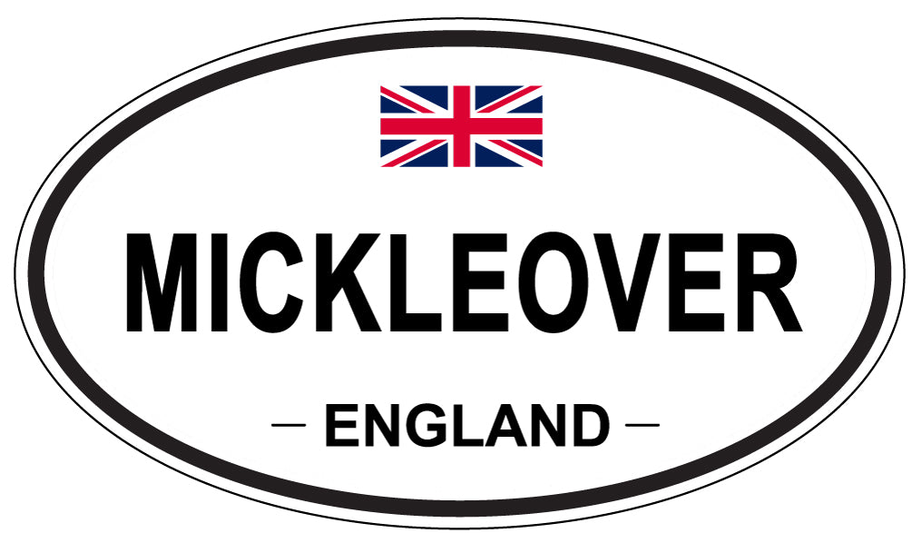 MICKLEOVER, England - Oval Magnet