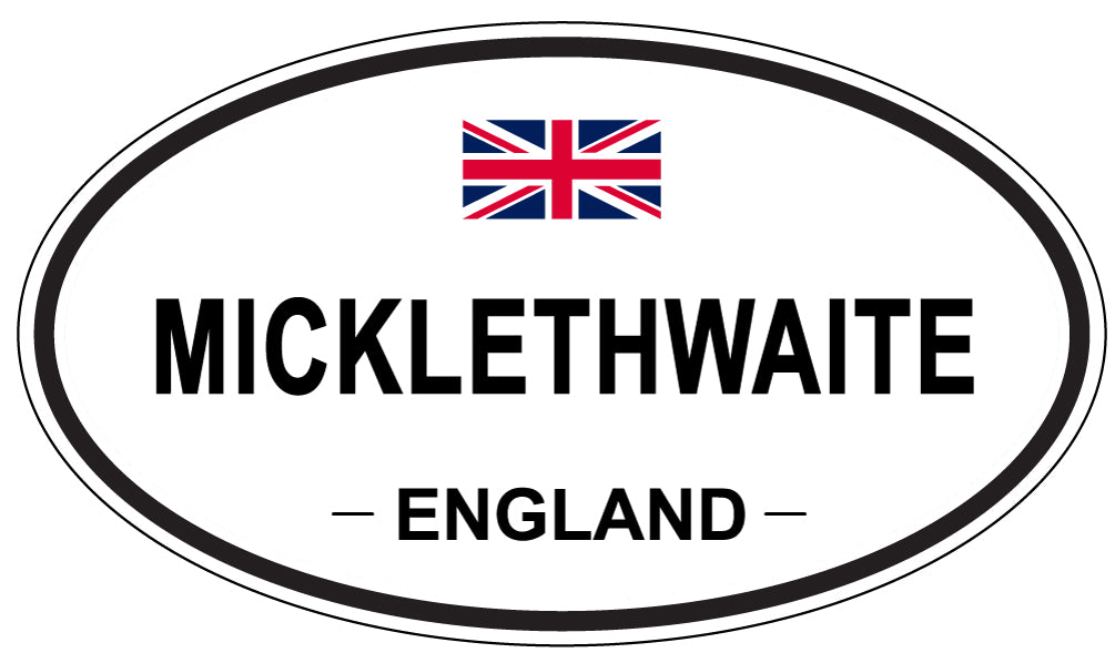 MICKLETHWAITE, England - Oval Magnet